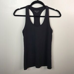 Athleta Black Racerback Tank Top Sz XS